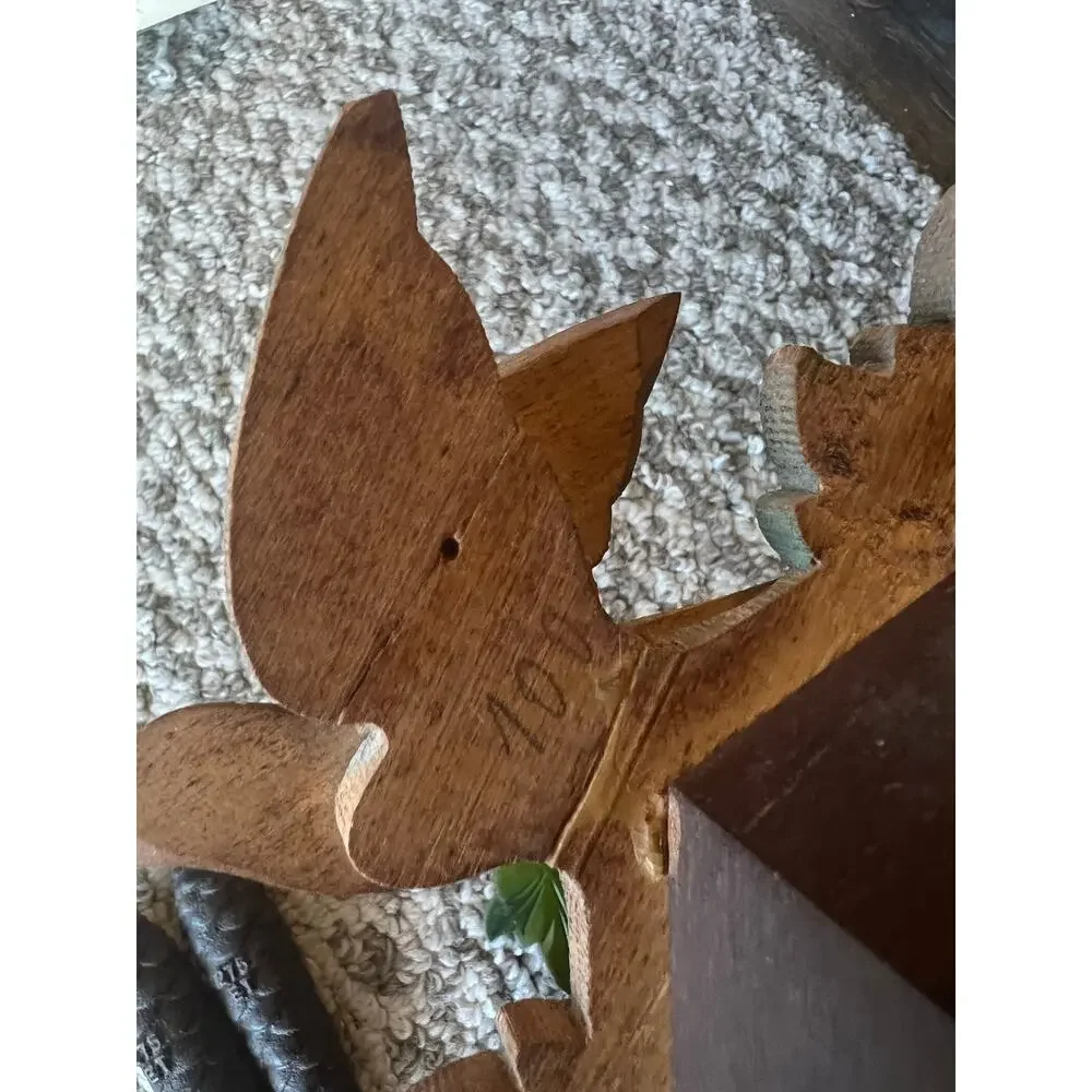E. Schmeckenbecher Black Forest Cuckoo Clock German For Parts / Repair AS IS